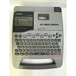 Casio KL-7000 Label Thermal Printer With Owners Manual In English And Spanish